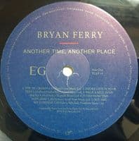 BRYAN FERRY Another Time, Another Place Vinyl Record LP EG