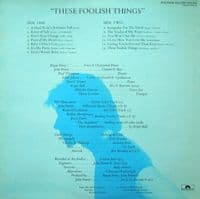 BRYAN FERRY These Foolish Things Vinyl Record LP Polydor 1977