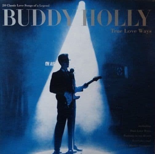 BUDDY HOLLY True Love Ways Vinyl Record LP Telstar 1989