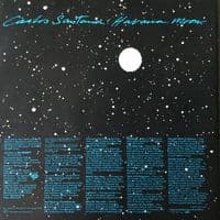 CARLOS SANTANA Havana Moon Vinyl Record LP CBS 1983
