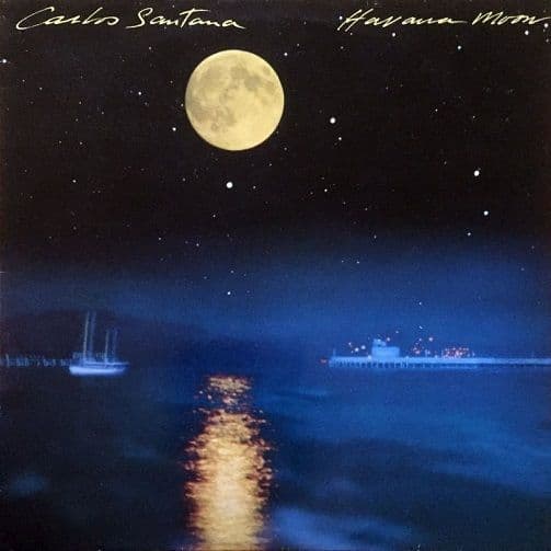 CARLOS SANTANA Havana Moon Vinyl Record LP CBS 1983
