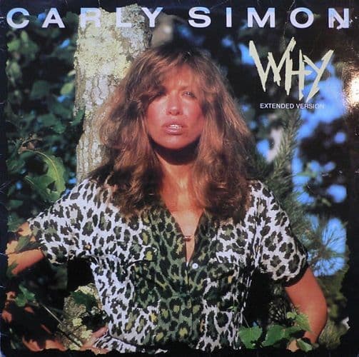 CARLY SIMON Why Vinyl Record 12 Inch WEA 1982
