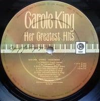 CAROLE KING Her Greatest Hits (Songs Of Long Ago) Vinyl Record LP Ode 1978