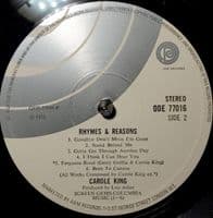CAROLE KING Rhymes & Reasons Vinyl Record LP Ode 1972