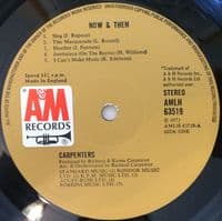 CARPENTERS Now & Then Vinyl Record LP A&M 1973