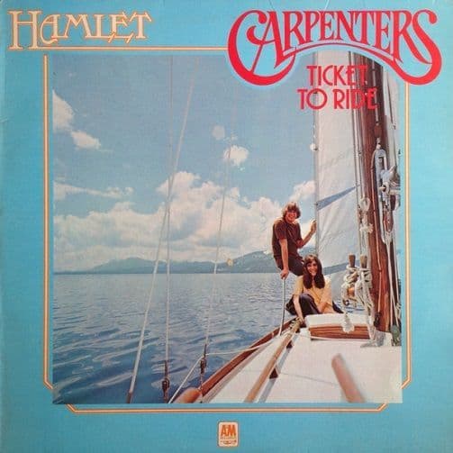 CARPENTERS Ticket To Ride Vinyl Record LP Hamlet 1975