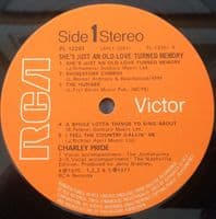 CHARLEY PRIDE She's Just An Old Love Turned Memory Vinyl Record LP RCA Victor 1977