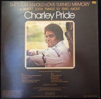 CHARLEY PRIDE She's Just An Old Love Turned Memory Vinyl Record LP RCA Victor 1977