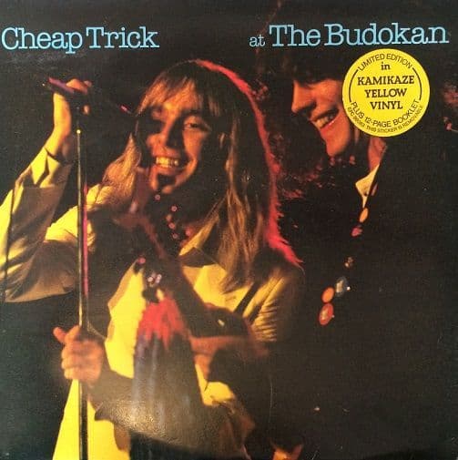 CHEAP TRICK At The Budokan Vinyl Record LP Epic 1979 Yellow Vinyl