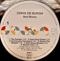 CHRIS DE BURGH Best Moves Vinyl Record LP A&M