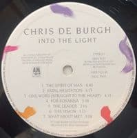 CHRIS DE BURGH Into The Light Vinyl Record LP A&M 1986