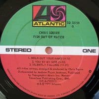 CHRIS SQUIRE Fish Out Of Water Vinyl Record LP Canadian Atlantic 1975