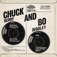 CHUCK BERRY AND BO DIDDLEY Chuck & Bo EP Vinyl Record 7 Inch Pye 1963 NEP.44009 KT R&B Series 45 rpm