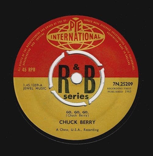 CHUCK BERRY Go Go Go Vinyl Record 7 Inch Pye 1963