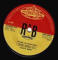 CHUCK BERRY The Best Of Chuck Berry EP Vinyl Record 7 Inch Pye 1964 Mono Press NEP.44018 R&B Series