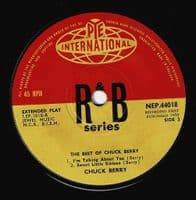 CHUCK BERRY The Best Of Chuck Berry EP Vinyl Record 7 Inch Pye 1964 Mono Press NEP.44018 R&B Series
