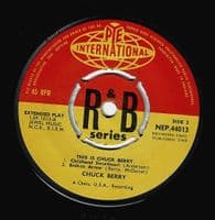 CHUCK BERRY This Is Chuck Berry EP Vinyl Record 7 Inch Pye 1963 R&B Series NEP.44013 Pic Sleeve 45