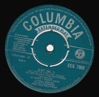 CLIFF RICHARD AND THE DRIFTERS  Cliff No. 1 EP Vinyl Record 7 Inch Columbia 1959 Single 45 SEG 7903