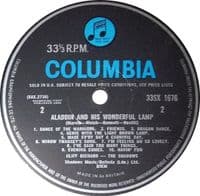 CLIFF RICHARD AND THE SHADOWS Aladdin And His Wonderful Lamp Vinyl Record LP Columbia 1964