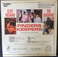 CLIFF RICHARD AND THE SHADOWS Finders Keepers Vinyl Record LP Columbia 1966.....