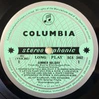 CLIFF RICHARD AND THE SHADOWS Summer Holiday Vinyl Record LP Columbia 1963.