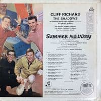 CLIFF RICHARD AND THE SHADOWS Summer Holiday Vinyl Record LP Columbia 1963.
