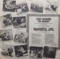 CLIFF RICHARD AND THE SHADOWS Wonderful Life Vinyl Record LP Columbia 1964.