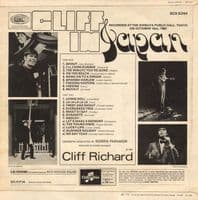 CLIFF RICHARD Cliff In Japan Vinyl Record LP Columbia 1967
