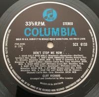 CLIFF RICHARD Don't Stop Me Now! Vinyl Record LP Columbia 1967