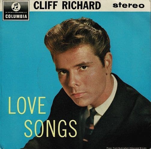 CLIFF RICHARD Love Songs EP Vinyl Record 7 Inch Columbia 1963.