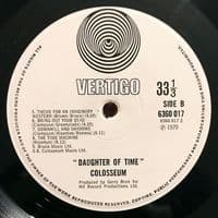 COLOSSEUM Daughter Of Time Vinyl Record LP Vertigo Swirl 1971