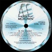 COMMODORES In The Pocket Vinyl Record LP Motown 1981