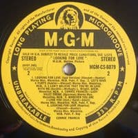 CONNIE FRANCIS Looking For Love Vinyl Record LP MGM 1964.