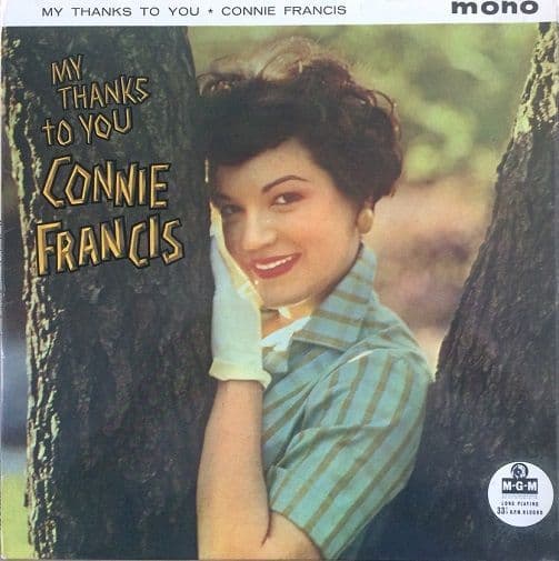 CONNIE FRANCIS My Thanks To You Vinyl Record LP MGM 1959