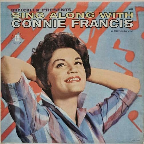 CONNIE FRANCIS Sing Along With Connie Francis Vinyl Record LP US Mati-Mor 1961