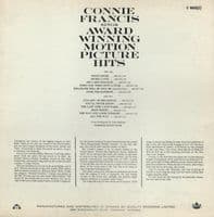 CONNIE FRANCIS Sings Award Winning Motion Picture Hits Vinyl Record LP Canadian MGM 1963