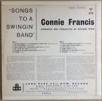CONNIE FRANCIS Songs To A Swinging Band Vinyl Record LP MGM 1961