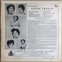 CONNIE FRANCIS The Exciting Connie Francis Vinyl Record LP MGM 1959