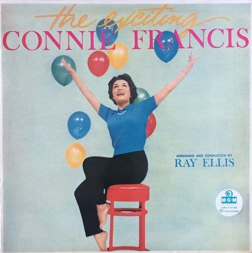 CONNIE FRANCIS The Exciting Connie Francis Vinyl Record LP MGM 1959
