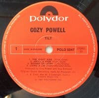 COZY POWELL Tilt Vinyl Record LP Polydor 1981