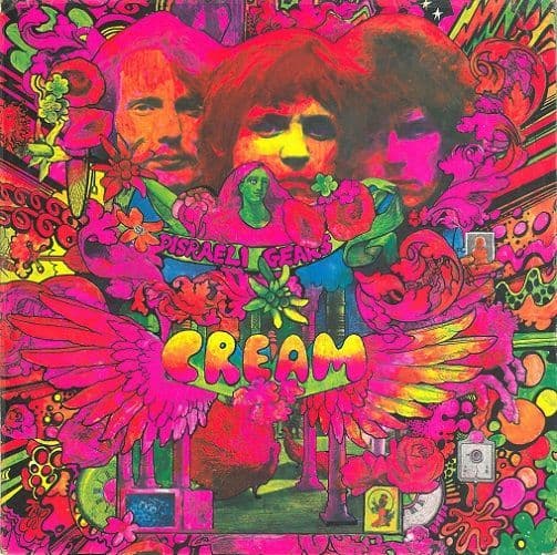 CREAM Disraeli Gears Vinyl Record LP Reaction 1967.