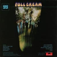 CREAM Full Cream Vinyl Record LP Polydor 1970