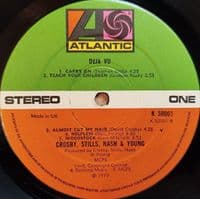 CROSBY, STILLS, NASH & YOUNG Deja Vu Vinyl Record LP Atlantic 1972
