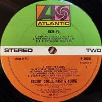 CROSBY, STILLS, NASH & YOUNG Deja Vu Vinyl Record LP Atlantic 1972