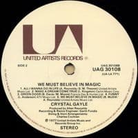 CRYSTAL GAYLE We Must Believe In Magic Vinyl Record LP United Artists 1977
