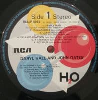 DARYL HALL & JOHN OATES H2O Vinyl Record LP RCA 1982.
