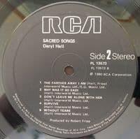 DARYL HALL Sacred Songs Vinyl Record LP RCA 1980