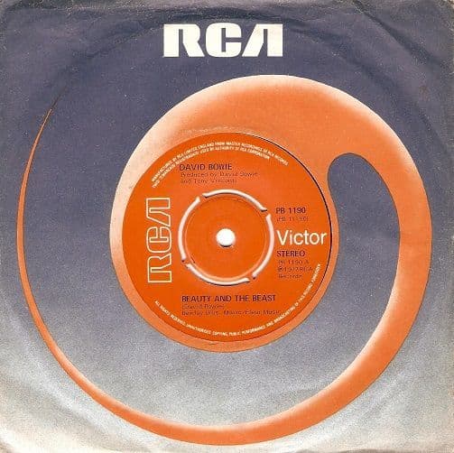 DAVID BOWIE Beauty And The Beast Vinyl Record 7 Inch RCA Victor 1977