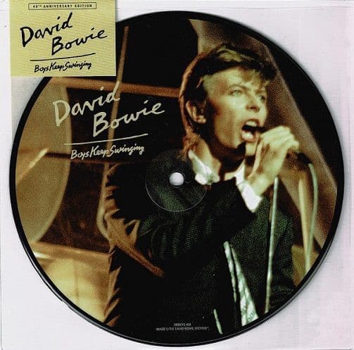 DAVID BOWIE Boys Keep Swinging Vinyl Record 7 Inch Parlophone 2019 40th Anniversary Picture Disc 45