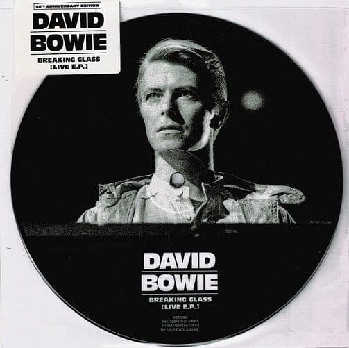 DAVID BOWIE Breaking Glass EP Vinyl Record 7 Inch Parlophone 2018 Picture Disc